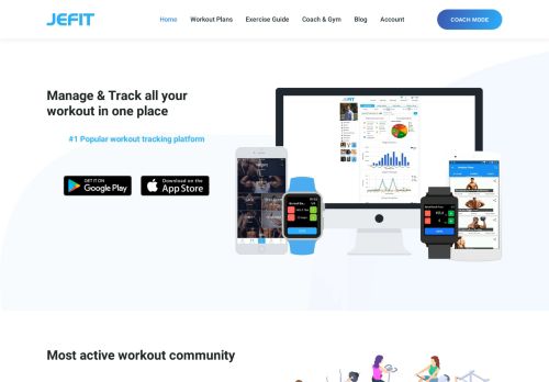 
                            9. Home | Jefit - #1 Gym workout app