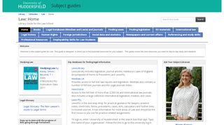 
                            7. Home - Law - LibGuides at University of Huddersfield