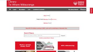 
                            4. Home - Library Website - Home - Library - Library at Manukau Institute ...