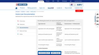 
                            7. Home Loan Documents - Know the Documents ... - HDFC Bank