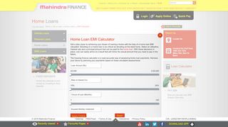 
                            5. Home Loan EMI Calculator – Calculate Home Loans from Mahindra ...