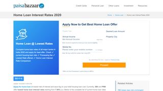 
                            10. Home Loan Interest Rates 2019: Compare Top Banks Home Loan Rates