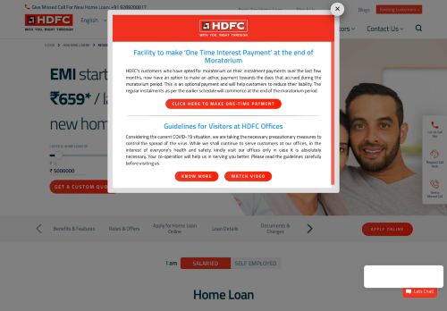 
                            10. Home Loans - HDFC Ltd