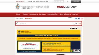 
                            2. Home | Mona Library - UWI, Mona - The University of the West Indies