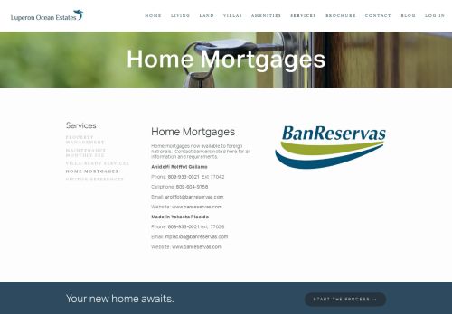 
                            12. Home Mortgages — Luperon Ocean Estates