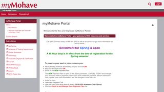 
                            9. Home | myMohave Portal
