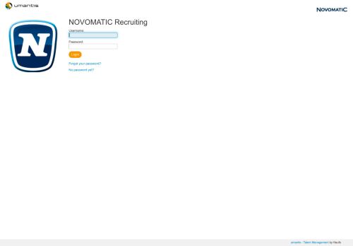 
                            5. Home | NOVOMATIC Recruiting | umantis Talent Management