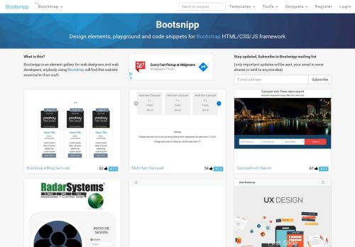 
                            5. Home of free code snippets for Bootstrap - Bootsnipp