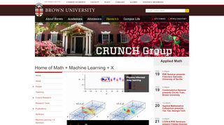 
                            5. Home of Math + Machine Learning + X | Crunch Group