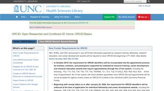 
                            11. Home: ORCID Basics - ORCID: Open Researcher and Contributor ID ...