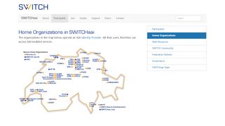 
                            6. Home Organizations - Participants - SWITCHaai - SWITCH