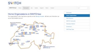 
                            9. Home Organizations - Participants - SWITCHaai - SWITCH