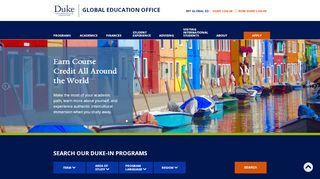 
                            2. Home Page | Global Education Office - Duke University