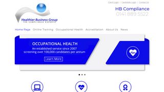 
                            7. Home Page - Healthier Business Group