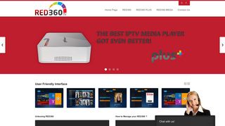 
                            4. Home Page - RED 360 | IPTV OTT SET TOP BOX