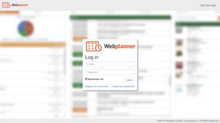 
                            2. Home Page - Webplanner