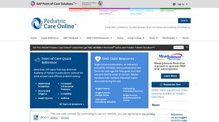 
                            1. Home | Pediatric Care Online | AAP Point-of-Care-Solutions