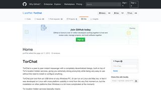 
                            4. Home · prof7bit/TorChat Wiki · GitHub
