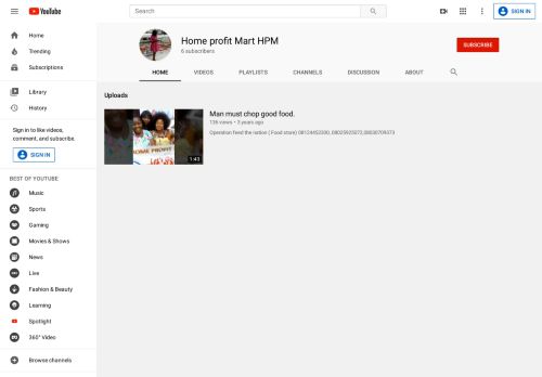 
                            10. Home profit Mart HPM - YouTube