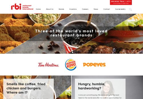 
                            7. Home | Restaurant Brands International ™