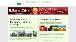 
                            4. Home - Rosina Kaiser - Heilen mit Zahlen