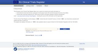 
                            8. Home & Search - Clinical Trials Register