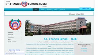 
                            9. Home - St Francis School ICSE