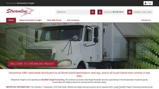 
                            1. Home - Streamline Freight - Freight Transport and Logistics, New ...