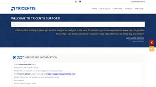 
                            1. Home - Support Portal - Tricentis