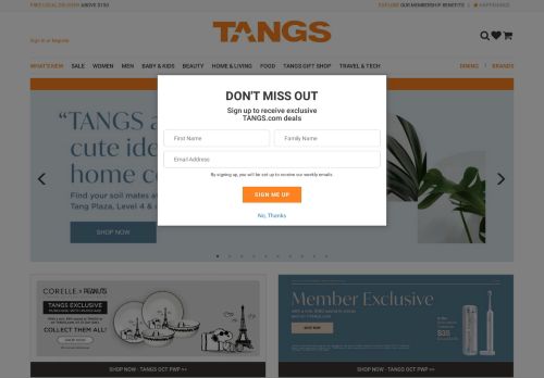 
                            8. Home | TANGS Singapore