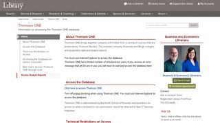 
                            12. Home - Thomson ONE - Library Guides at UChicago - Subject Guides