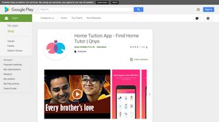 
                            3. Home Tuition App - Find Tutor in a Tap | Qriyo – Apps on Google Play