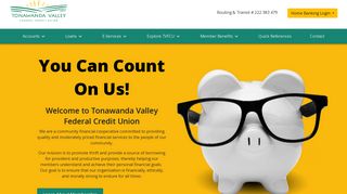 
                            4. Home - TVFCU | Tonawanda Federal Credit Union