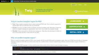 
                            10. Home - Twig - The flexible, fast, and secure PHP template engine