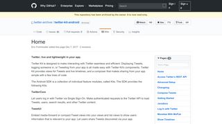 
                            8. Home · twitter/twitter-kit-android Wiki · GitHub