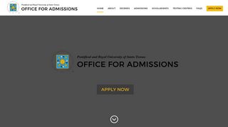 
                            3. Home - University of Santo Tomas | Office for Admissions