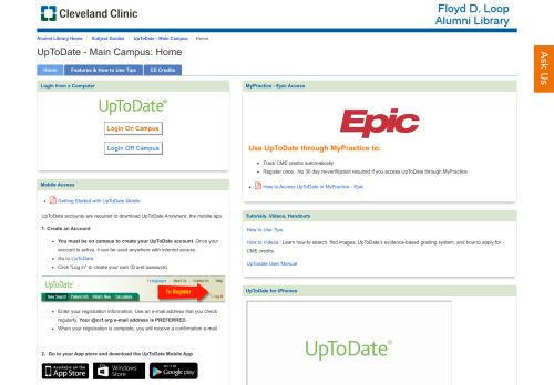 
                            13. Home - UpToDate - Main Campus - Subject Guides at Cleveland ...