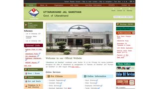 
                            2. Home: Uttarakhand Jal Sansthan , Government Of Uttarakhand, India