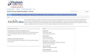 
                            10. Home - VCCS Alma Implementation - LibGuides at Virginia's ...