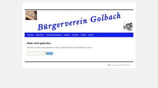 
                            7. Home-Vorstand - Bürgerverein Golbach