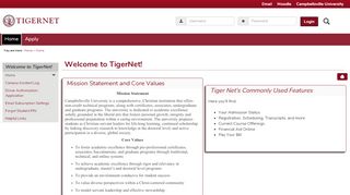 
                            1. Home | Welcome to TigerNet! - Campbellsville University