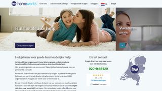 
                            2. Home Works: Huishoudelijke hulp