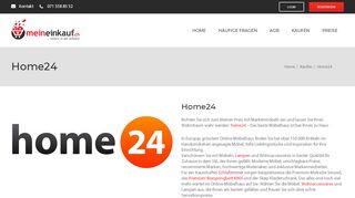 
                            6. Home24 Schweiz: MeinEinkauf.ch