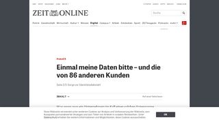 
                            10. Home24: Sorge vor Identitätsdiebstahl | ZEIT ONLINE - Die Zeit