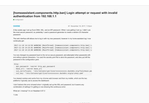 
                            2. [homeassistant.components.http.ban] Login attempt or request with ...