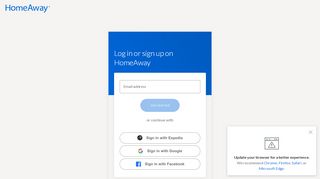 
                            6. HomeAway: Log in to HomeAway - HomeAway.com