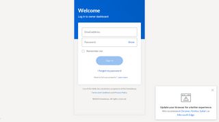 
                            4. HomeAway.co.uk: Owner Login