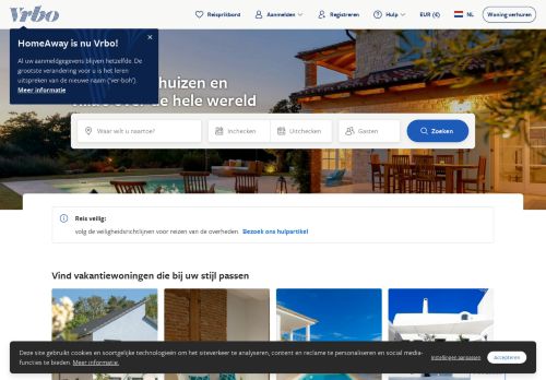 
                            2. HomeAway.nl | Boek uw vakantiehuis: appartementen, villa's & chalets