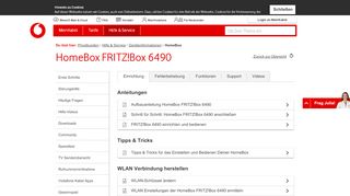 
                            7. HomeBox FRITZ!Box 6490 - Vodafone Kabel Deutschland Kundenportal