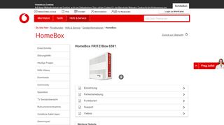 
                            1. HomeBox - Vodafone Kabel Deutschland Kundenportal - MeinKabel